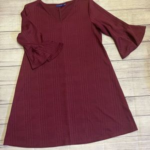 Apt 9 burgundy midi dress